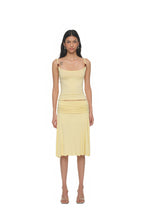 SLIT MIDI SKIRT PANTS (BUTTER)