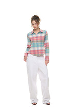 PLAID SLIM-FIT SHIRT (RED)