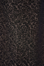 SPAGHETTI STRAP LACE MINI DRESS (BLACK)