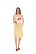 ROSE SLEEVELESS TOP (YELLOW)