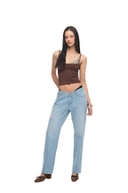 BRA-LAYERED SLEEVELESS TOP (LEOPARD/BROWN)