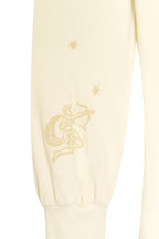 SHEER SLIM-FIT HOODIE (IVORY)