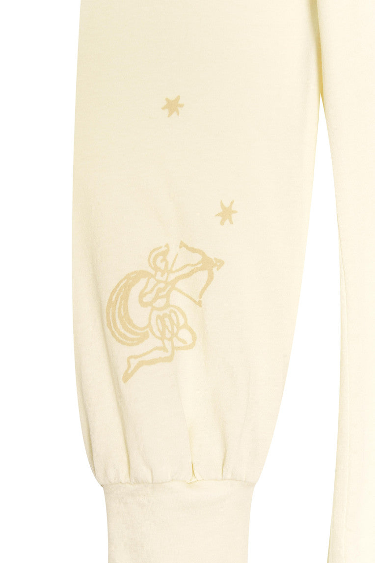 SHEER SLIM-FIT HOODIE (IVORY)