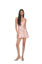 OPEN BACK MINI SLIP DRESS (LIGHT PINK)