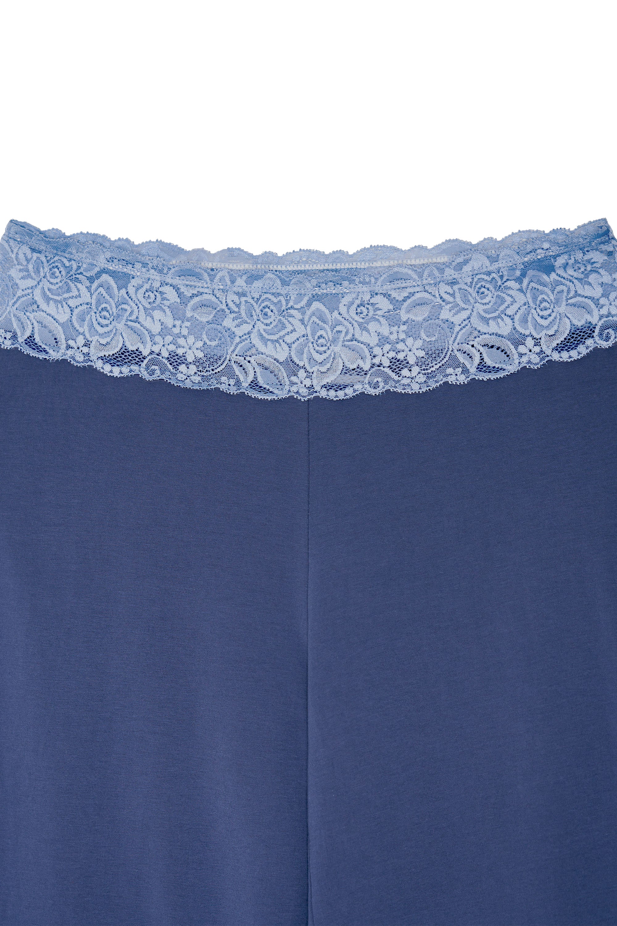 LACE POINT LOOSE-FIT PANTS (BLUE)