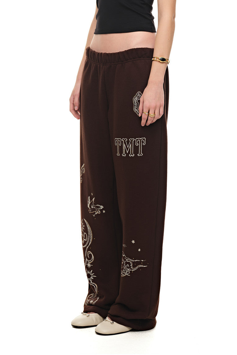 ORNAMENT 03 SWEATPANTS (BROWN) - 7