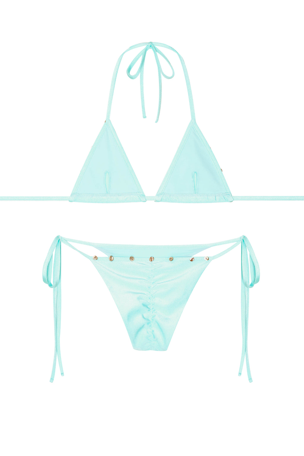MOTHER OF PEARL GLITTER BIKINI (LIGHT BLUE)