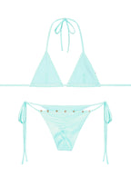 MOTHER OF PEARL GLITTER BIKINI (LIGHT BLUE)