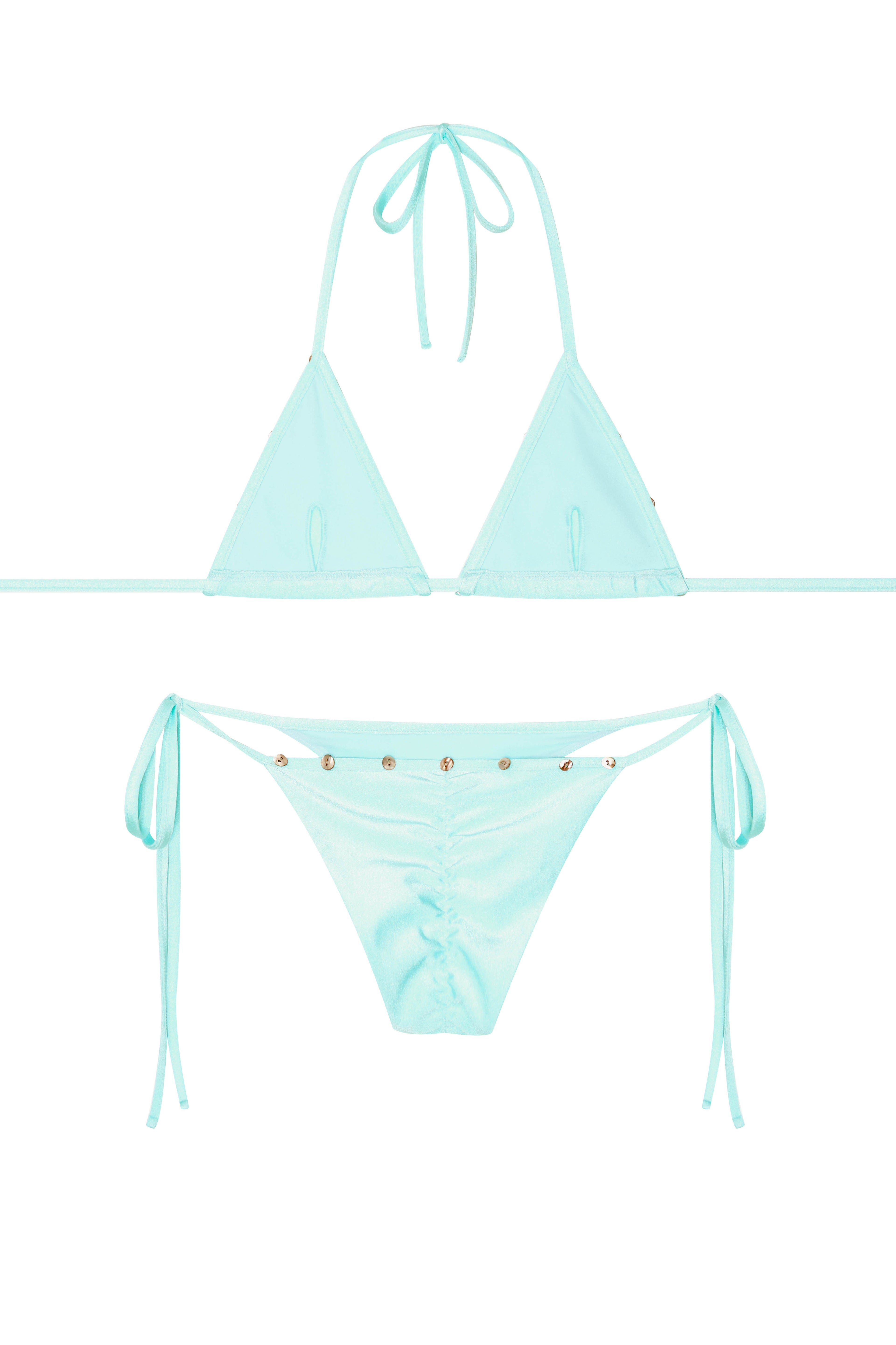 MOTHER OF PEARL GLITTER BIKINI (LIGHT BLUE)