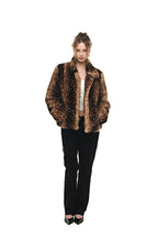 REGULAR FIT FUR JACKET (BAMBI BROWN) - 5