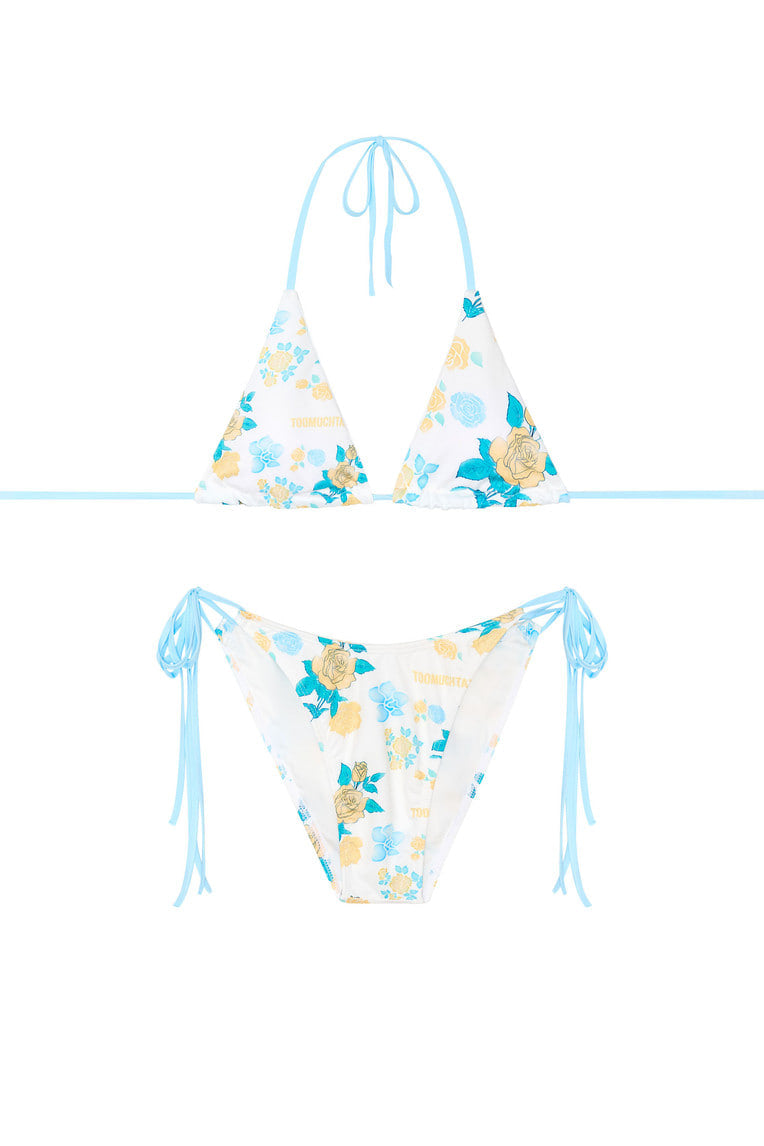 ROSE STENCIL BIKINI (YELLOW)